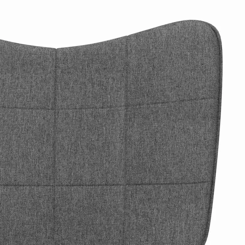 Fauteuil chaise de canapé design simple en tissu gris foncé DEC026687