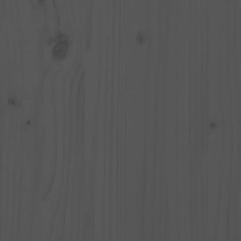 Table basse bout de canapé design intemporel 50 x 50 x 45 cm bois massif de pin gris DEC039180