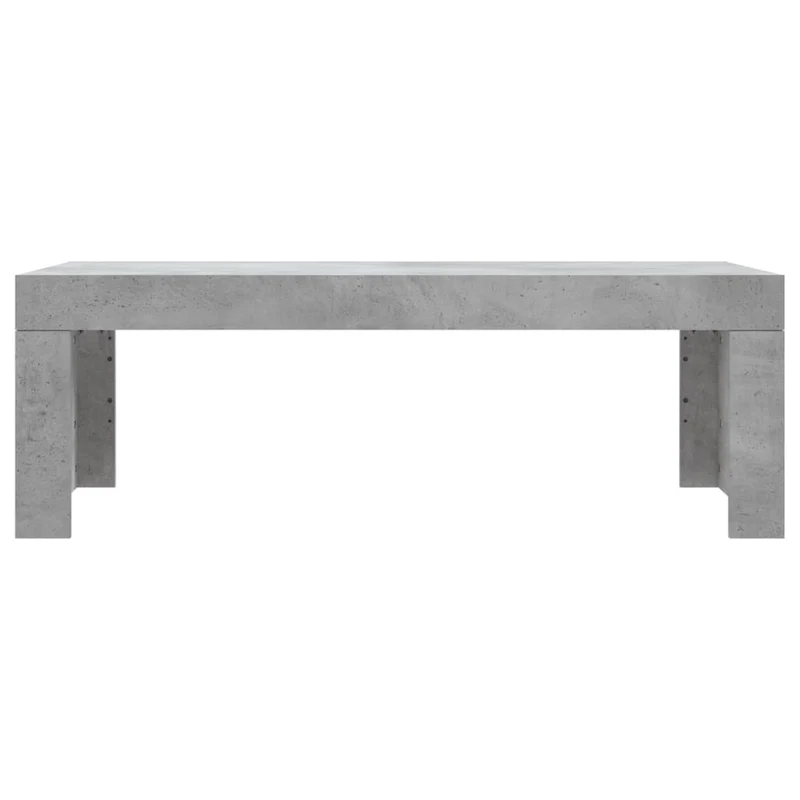 Table basse design simple 102 x 50 x 36 cm bois d'ingénierie gris DEC039249