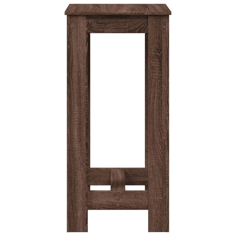 Table d’appoint multifonction 51 x 50 x 103,5 cm bois d'ingénierie marron DEC036437
