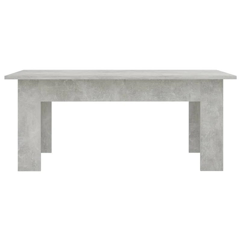Table basse design simple 100 x 60 x 42 cm bois d’ingénierie gris DEC039240