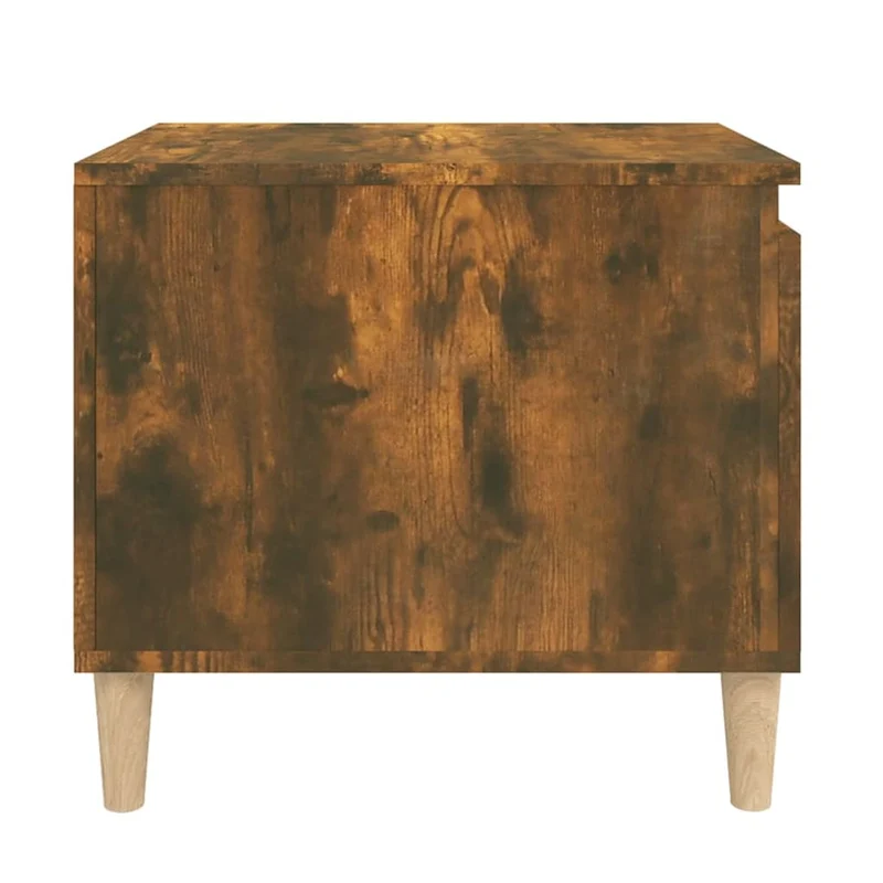 Table basse avec compartiment de rangement design rustique 100 x 50 x 45 cm bois d'ingénierie marron DEC038329