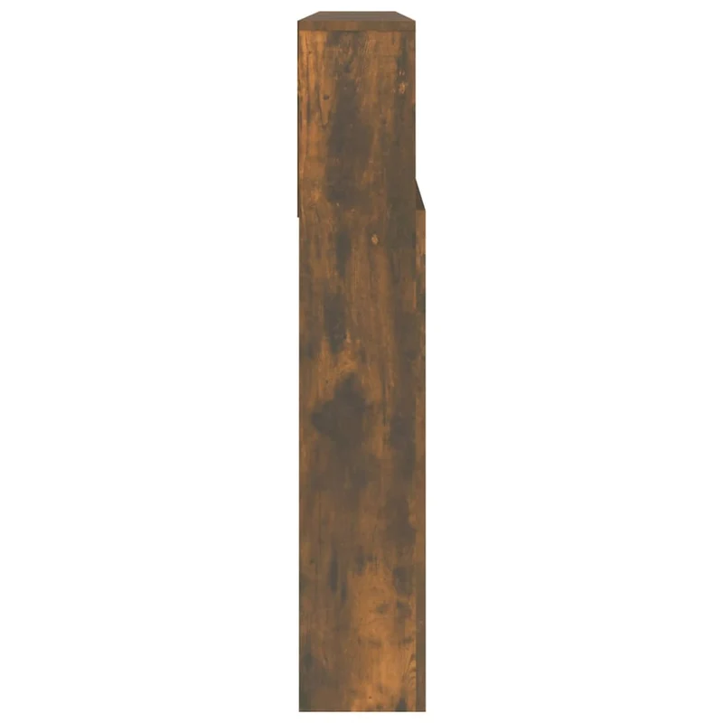 Tête de lit avec rangement accessoire de lit table de chevet étagère 220 x 19 x 103,5 cm MDF marron TDL0200069