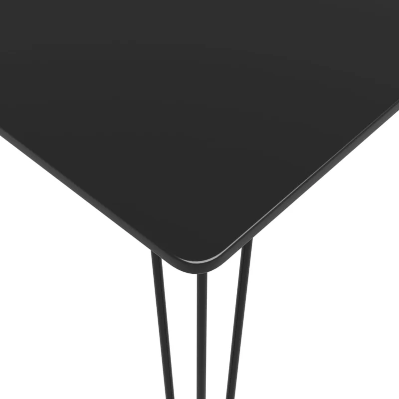 Table d’appoint multifonction 120 x 60 x 105 cm MDF noir et métal DEC036482