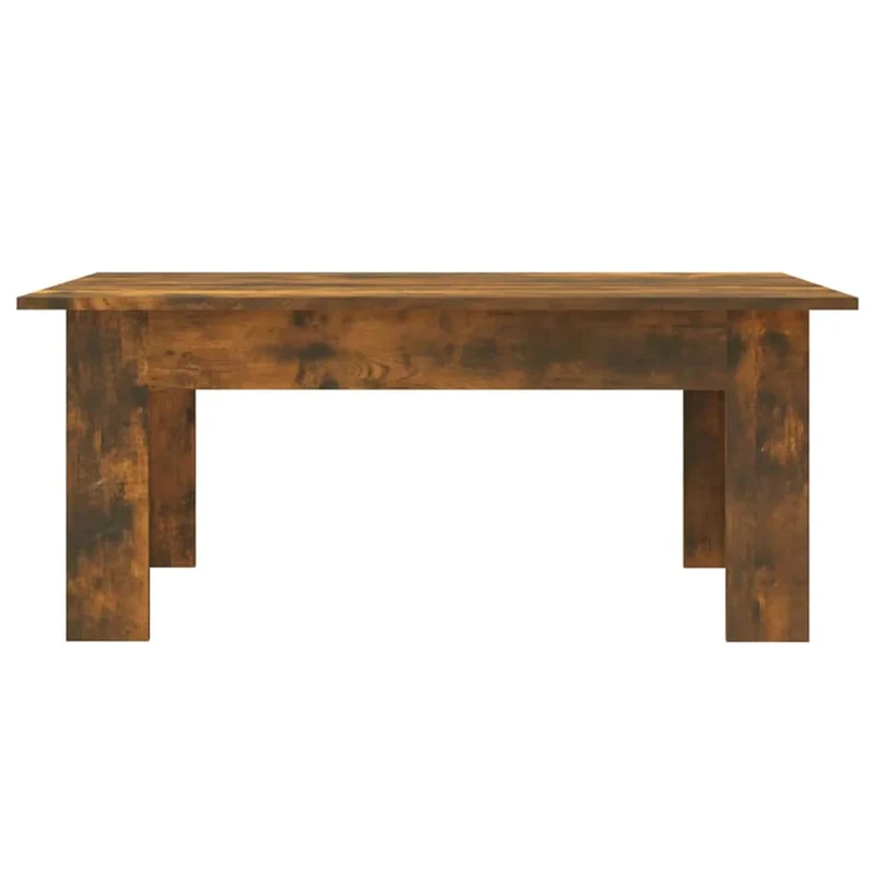 Table basse design vintage rustique 100 x 60 x 42 cm bois d'ingénierie marron DEC038350