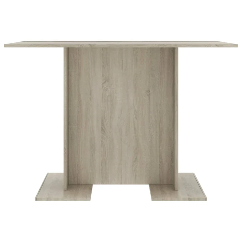 Table de salle à manger design moderne 110 x 60 x 75 cm aggloméré couleur chêne DEC036637