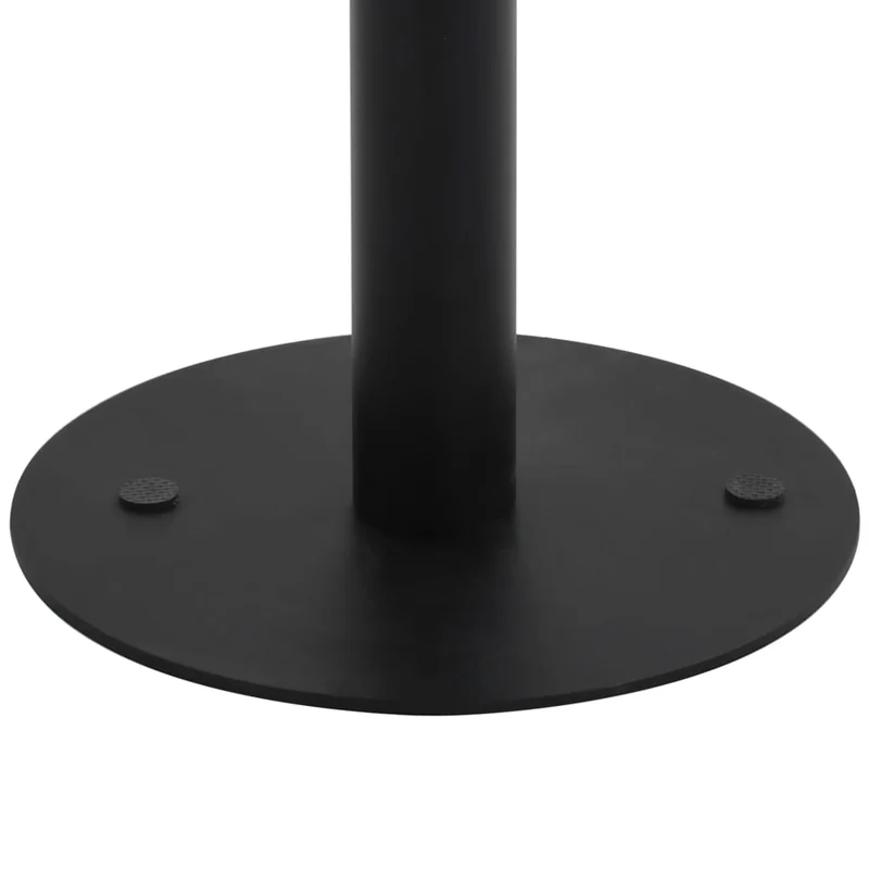 Table d'appoint auxiliaire table de bistro bar hauteur 75 cm diamètre 40 cm MDF et acier DEC036558