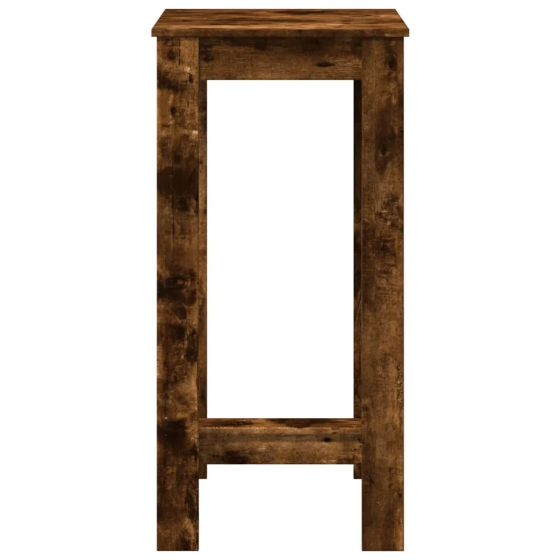 Table d’appoint multifonction 51 x 50 x 103,5 cm bois d'ingénierie marron effet vieilli DEC036432