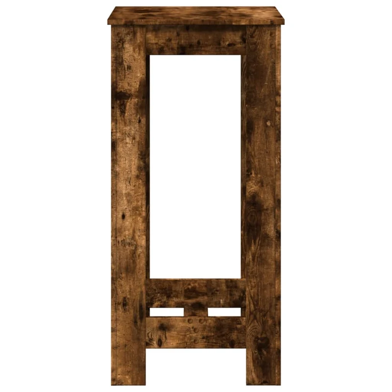 Table d’appoint multifonction 51 x 50 x 103,5 cm bois d'ingénierie marron effet vieilli DEC036432