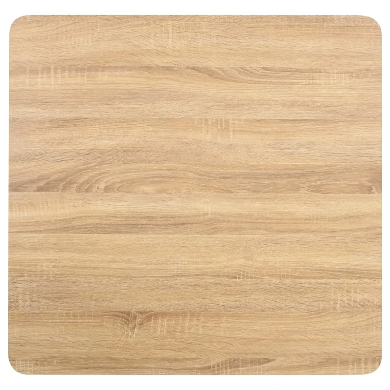 Table d'appoint auxiliaire table bistro hauteur 75 cm en MDF et acier blanc DEC036570