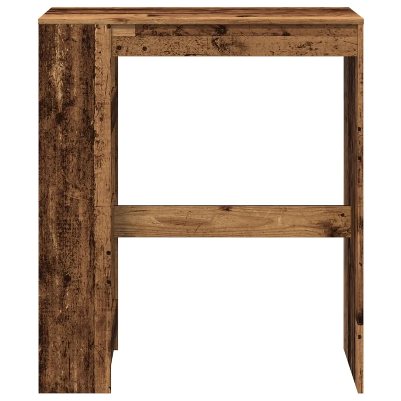 Table d’appoint multifonction avec étagères 90 x 40 x 103,5 cm bois d'ingénierie marron DEC036397