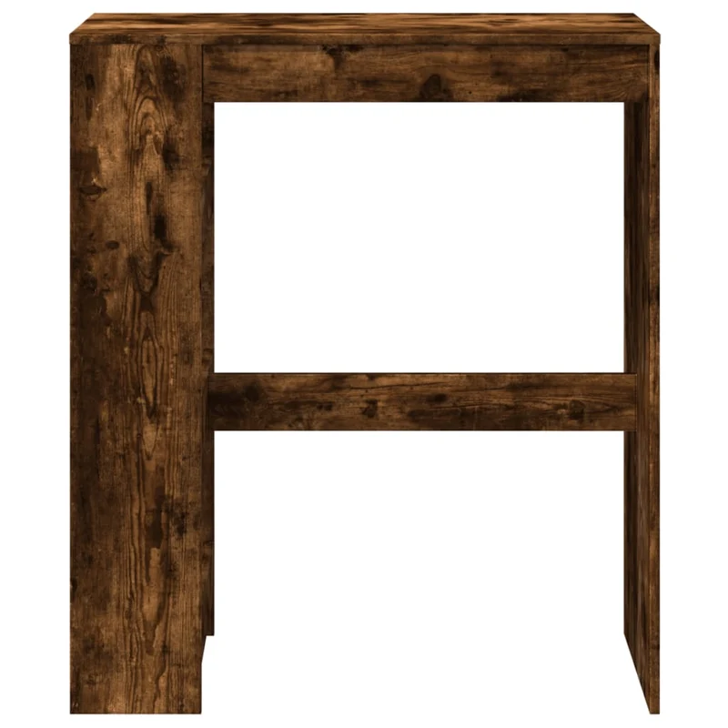 Table d’appoint multifonction avec étagères 90 x 40 x 103,5 cm bois d'ingénierie marron DEC036367