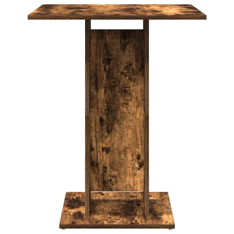 Table d'appoint auxiliaire 60 x 60 x 75 cm bois d'ingénierie marron DEC036549