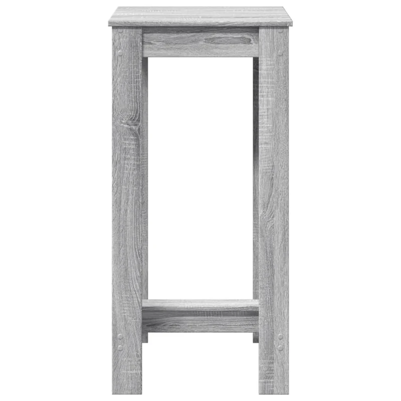 Table d’appoint multifonction 51 x 50 x 103,5 cm bois d'ingénierie gris DEC036501