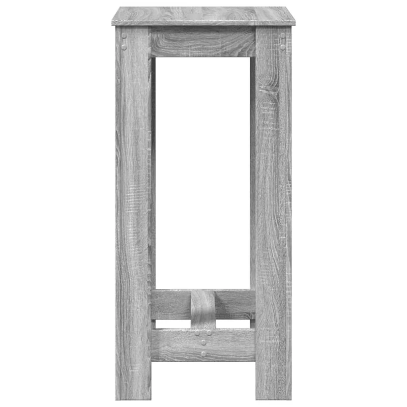 Table d’appoint multifonction 51 x 50 x 103,5 cm bois d'ingénierie gris DEC036501