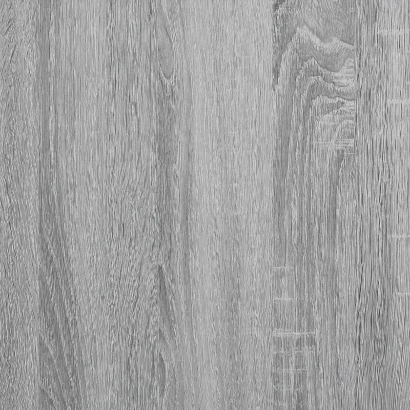 Table d’appoint multifonction 51 x 50 x 103,5 cm bois d'ingénierie gris DEC036501