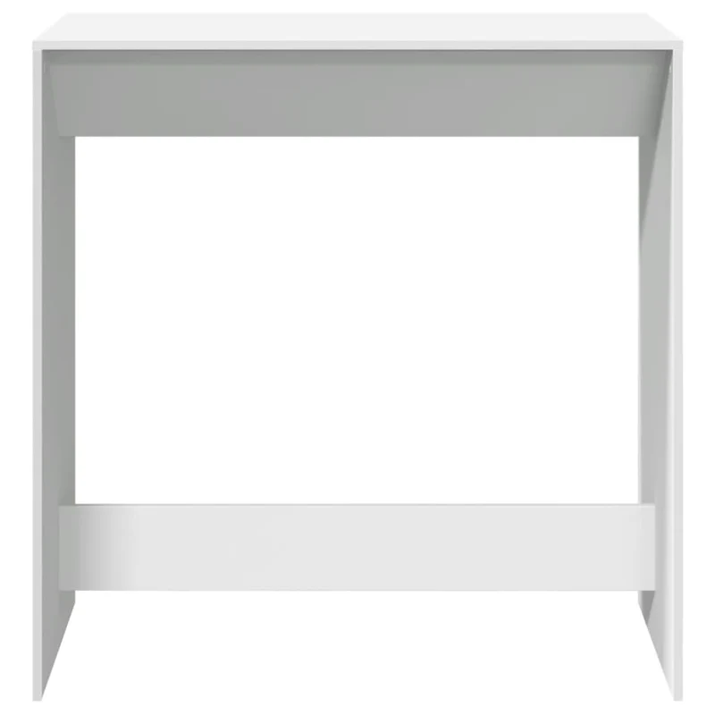 Table d’appoint multifonction 102 x 50 x 103,5 cm bois d'ingénierie blanc DEC036402