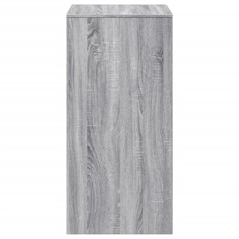 Table d’appoint multifonction 51 x 50 x 103,5 cm bois d'ingénierie gris DEC036502