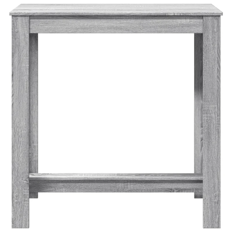Table d’appoint multifonction 102 x 50 x 103,5 cm bois d'ingénierie gris DEC036499