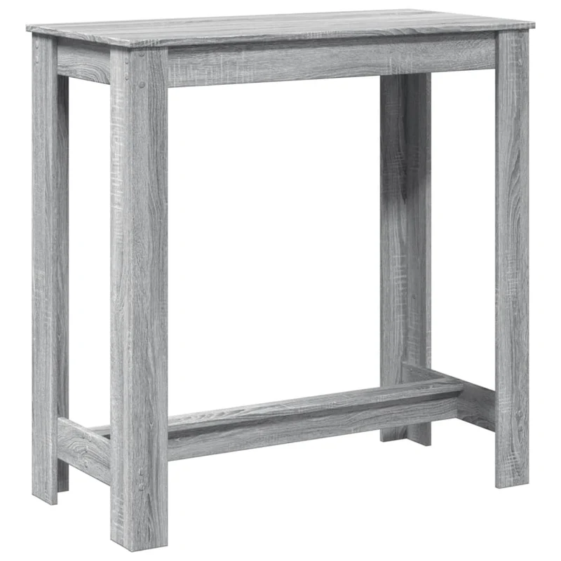 Table d’appoint multifonction 102 x 50 x 103,5 cm bois d'ingénierie gris DEC036499