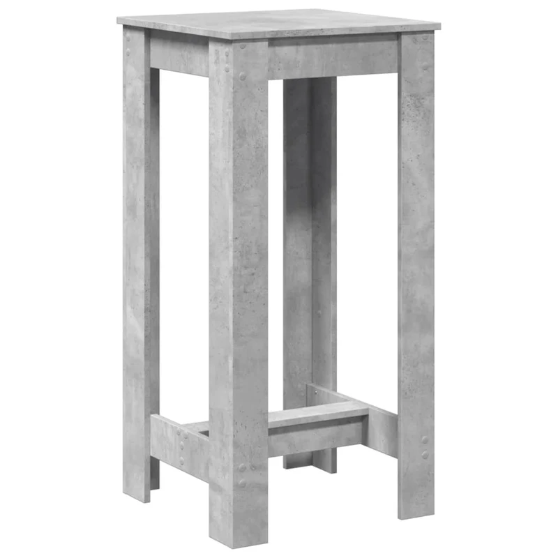 Table d’appoint multifonction 51 x 50 x 103,5 cm bois d'ingénierie gris DEC036464