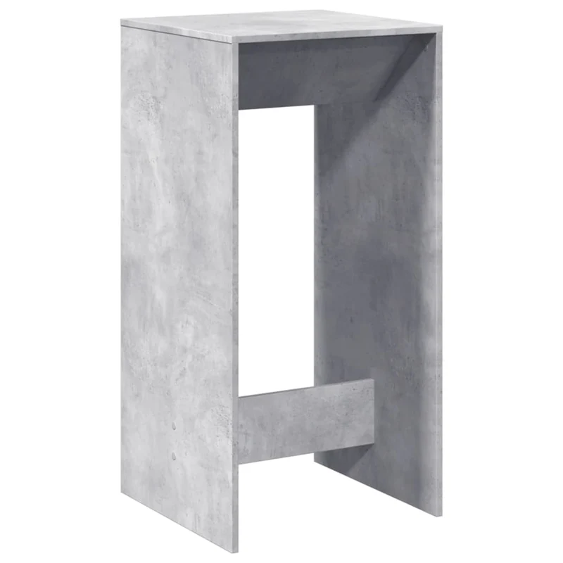Table d’appoint multifonction 51 x 50 x 103,5 cm bois d'ingénierie gris DEC036463