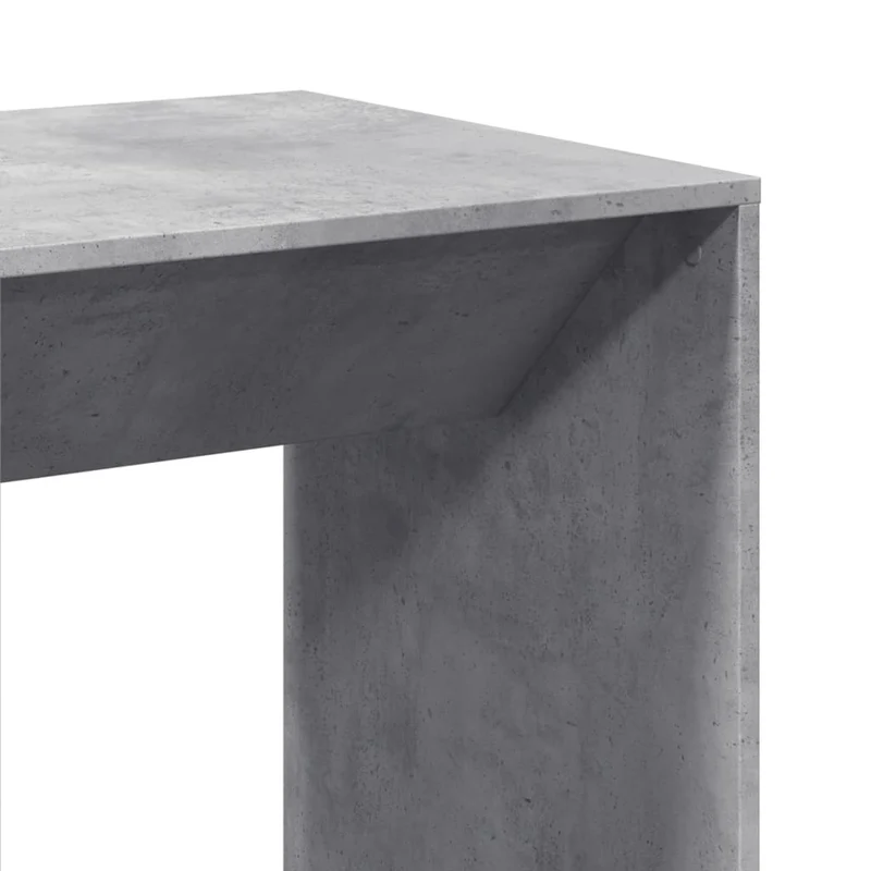 Table d’appoint multifonction 51 x 50 x 103,5 cm bois d'ingénierie gris DEC036463