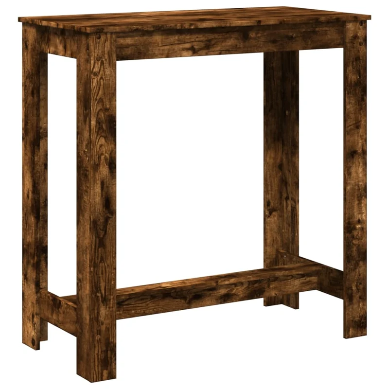 Table d’appoint multifonction 102 x 50 x 103,5 cm bois d'ingénierie marron DEC036430