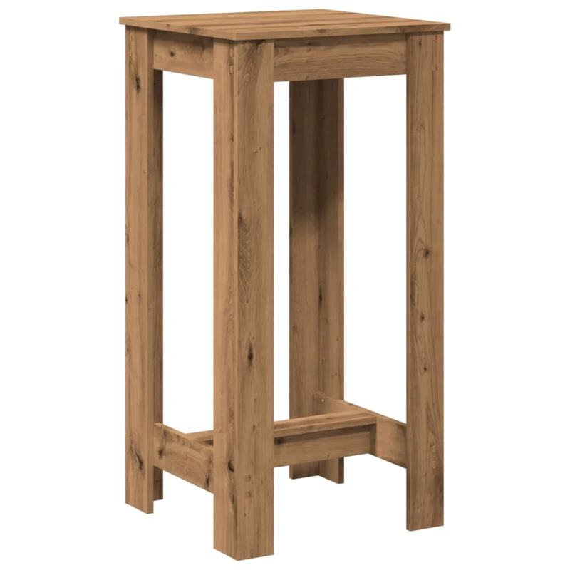 Table d’appoint multifonction 51 x 50 x 103,5 cm bois d'ingénierie couleur chêne DEC036428