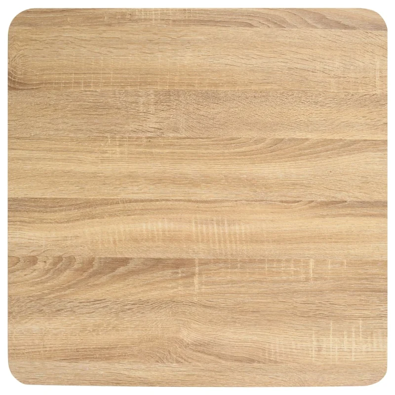 Table d'appoint auxiliaire table de bistrot hauteur 75 cm en MDF et acier blanc DEC036566