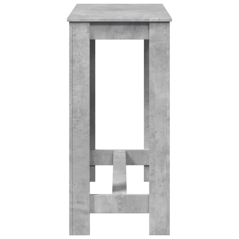Table d’appoint multifonction 102 x 50 x 103,5 cm bois d'ingénierie gris DEC036460