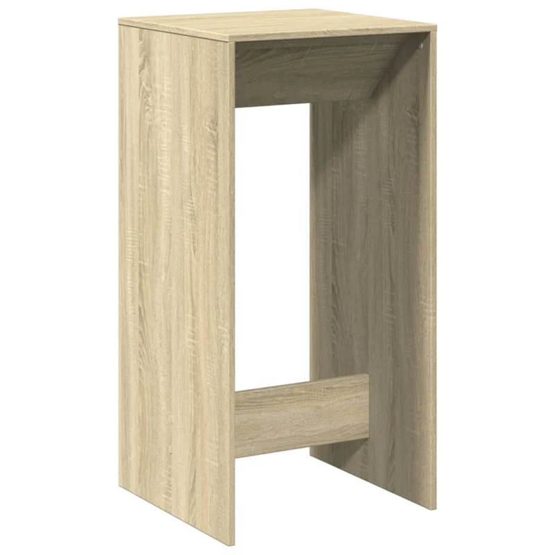 Table d’appoint multifonction 51 x 50 x 103,5 cm bois d'ingénierie couleur chêne DEC036443