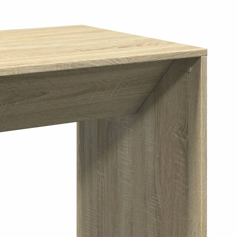 Table d’appoint multifonction 51 x 50 x 103,5 cm bois d'ingénierie couleur chêne DEC036443
