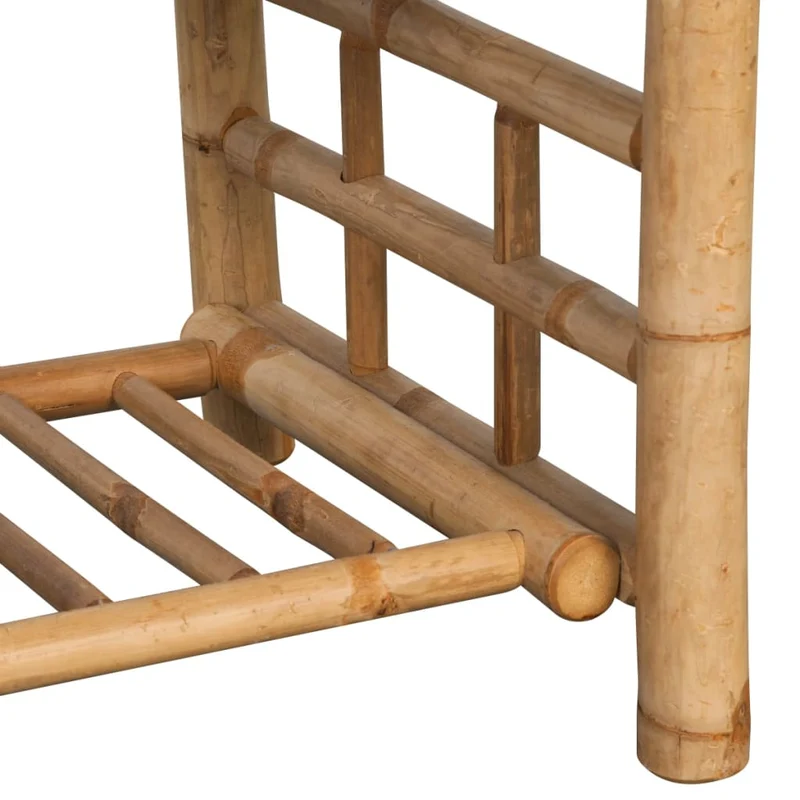 Table basse de salon style tropical 90 x 50 x 45 cm bambou marron DEC037767