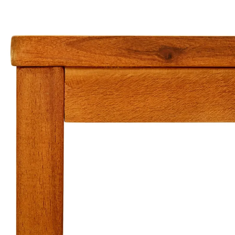 Table basse de salon design rustique 50 x 35 x 45 cm bois d'acacia solide marron DEC037075
