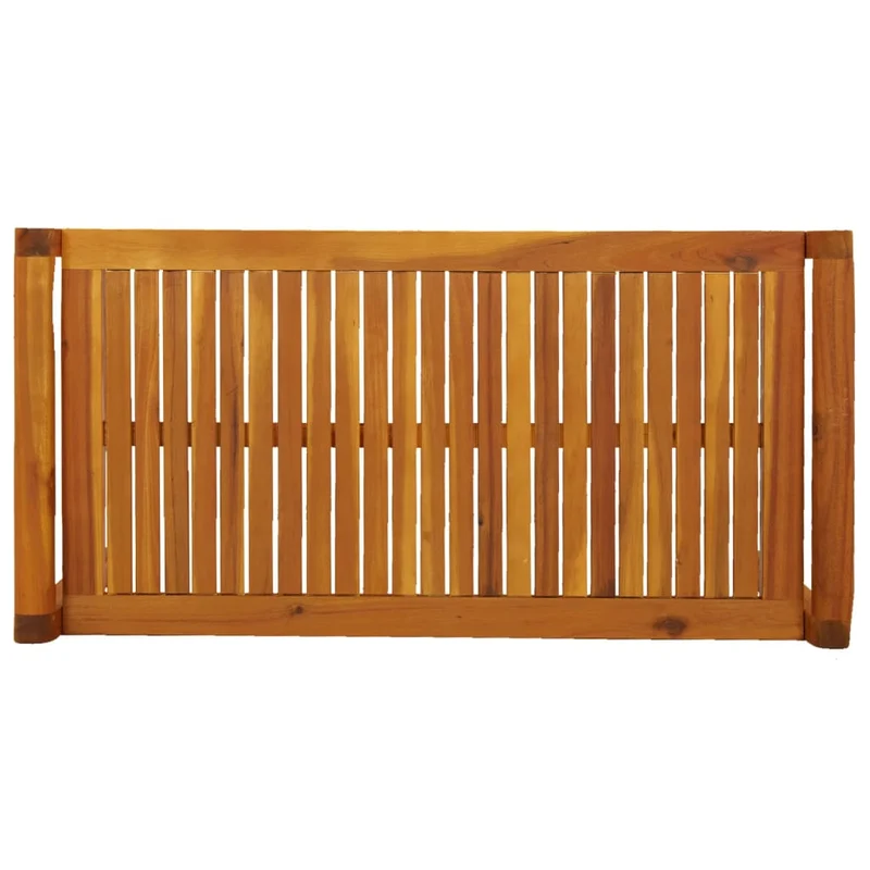 Table basse de salon design rustique 100 x 50 x 50 cm bois d'acacia massif marron DEC036940