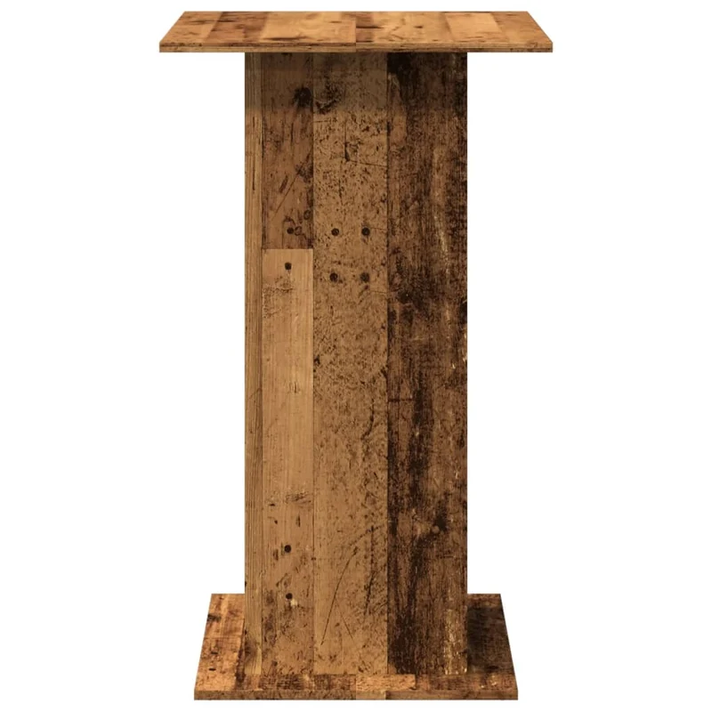 Table d’appoint multifonction avec étagères de rangement en bois d’ingénierie marron DEC036340