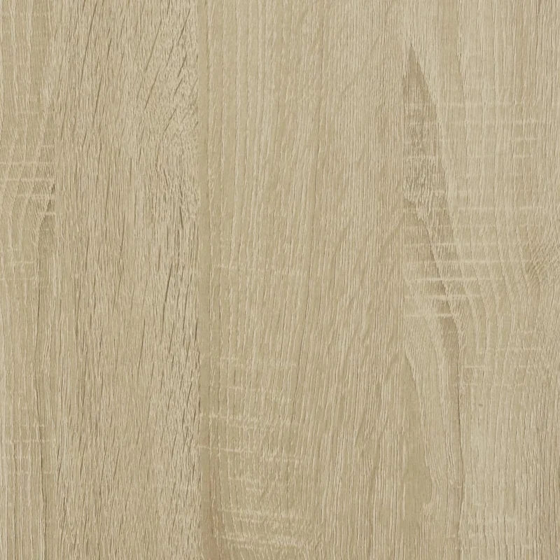 Table d’appoint multifonction avec rangement en bois d'ingénierie couleur chêne DEC036330