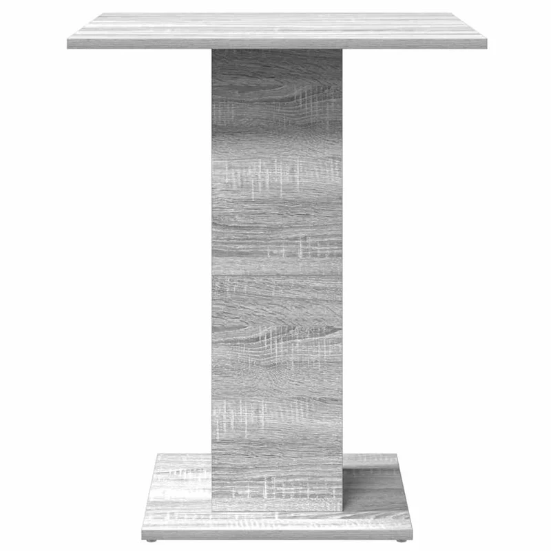 Table d'appoint auxiliaire table haute 60 x 60 x 75 cm bois d'ingénierie gris DEC036588