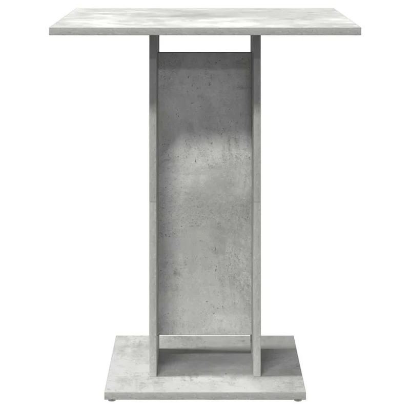 Table d'appoint auxiliaire table haute 60 x 60 x 75 cm bois d'ingénierie gris DEC036556
