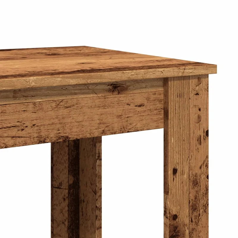 Table d’appoint multifonction table de bar 102 x 50 x 103,5 cm bois d'ingénierie marron DEC036503