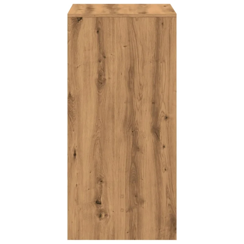 Table d’appoint multifonction table haute 51 x 50 x 103,5 cm bois d'ingénierie couleur chêne DEC036427