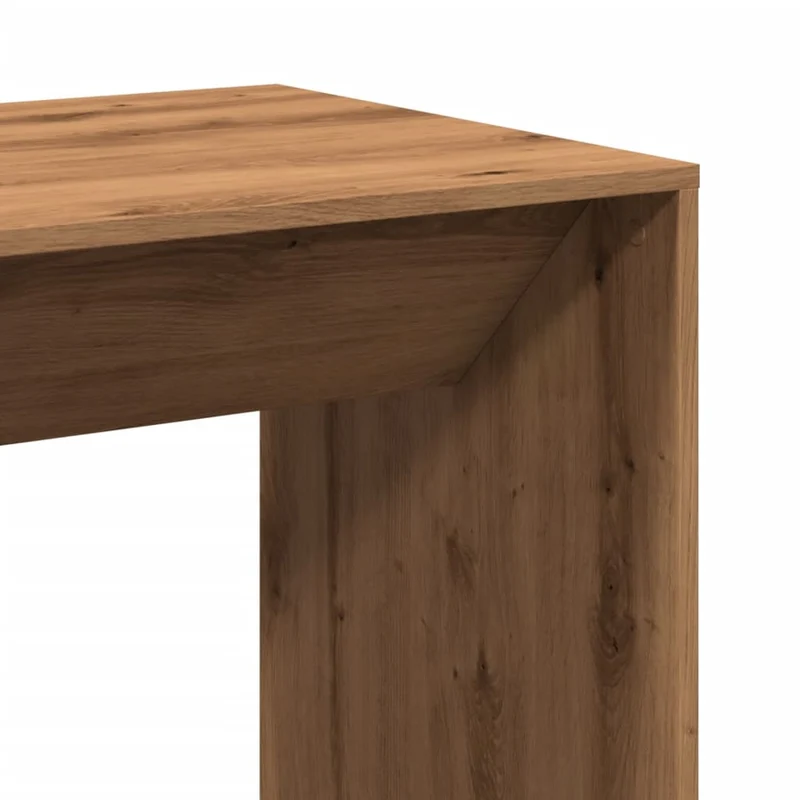 Table d’appoint multifonction table haute 51 x 50 x 103,5 cm bois d'ingénierie couleur chêne DEC036427