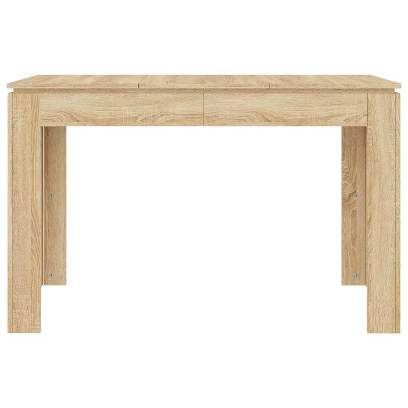 Table de salle à manger design moderne 120 x 60 x 76 cm bois d'ingénierie couleur chêne DEC036846