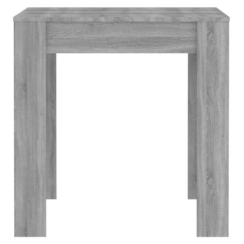 Table de salle à manger design moderne 140 x 74,5 x 76 cm bois d'ingénierie gris DEC036678