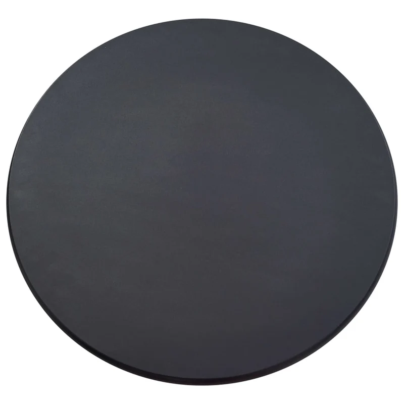Table d’appoint multifonction table haute 60 x 107,5 cm MDF noir et acier enduit de poudre DEC036490