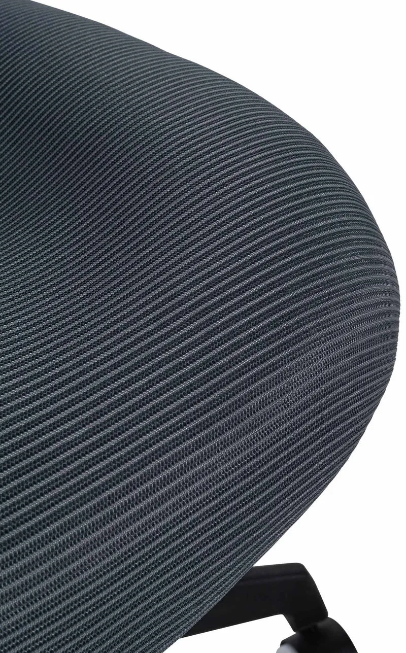 Chaise de bureau ergonomique dossier en maille gris design moderne hauteur réglable BUR10665