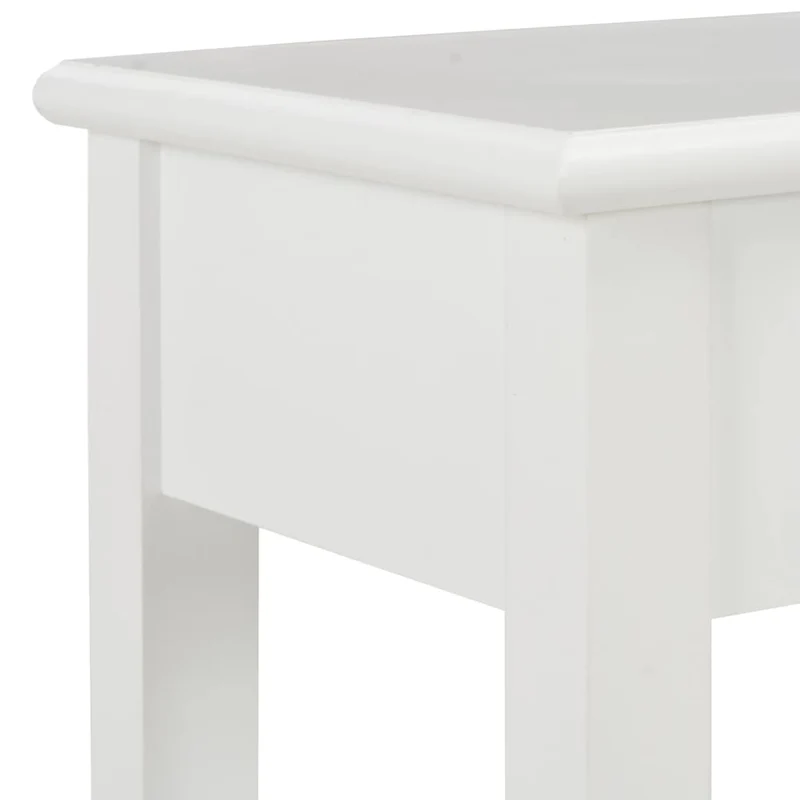 Table console meuble d'entrée avec tiroirs 110 x 35 x 80 cm MDF blanc DEC031688