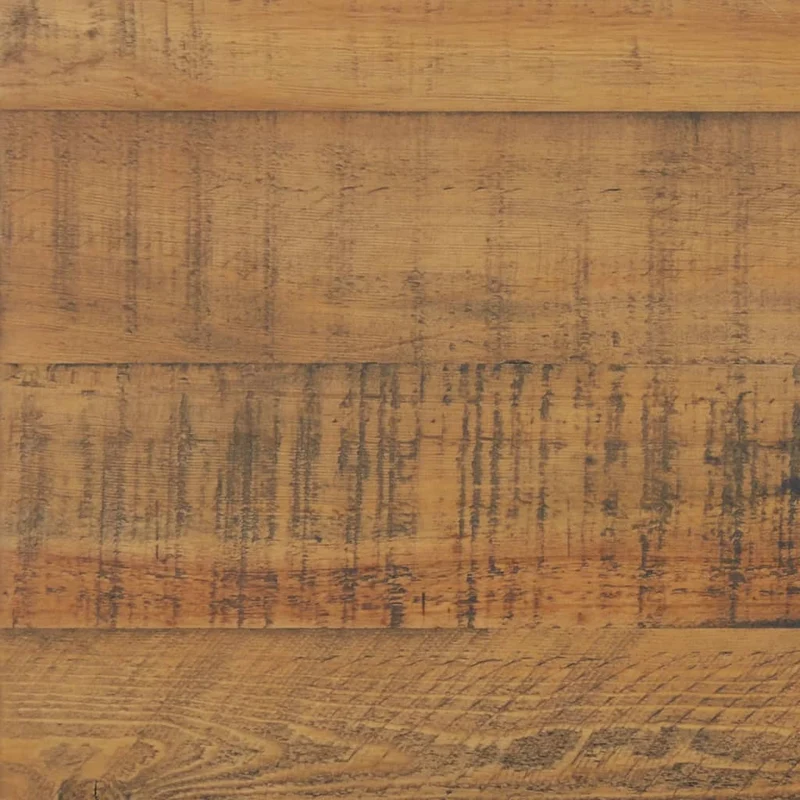 Table de chevet avec deux tiroirs 36 x 30 x 45 cm bois de pin MDF et métal DEC034102