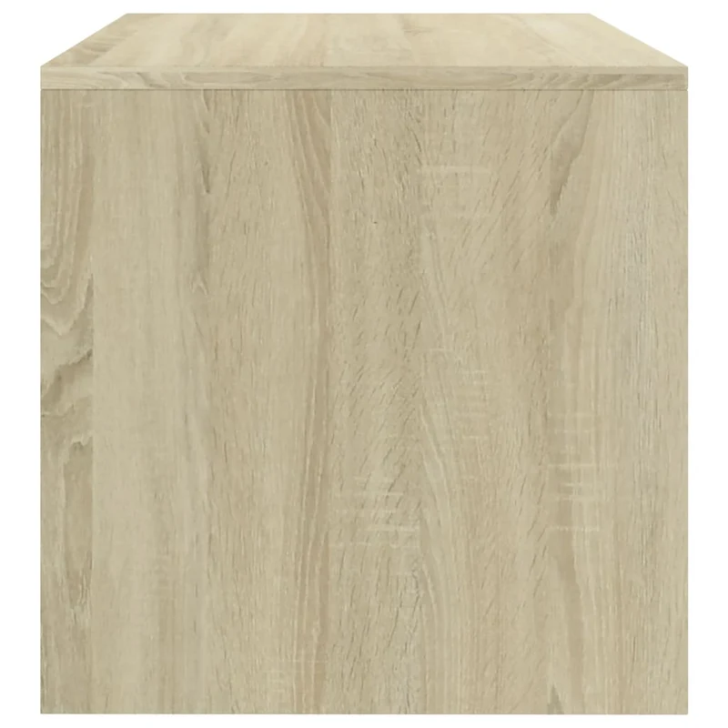 Table de chevet avec étagère 40 x 30 x 30 cm bois d'ingénierie couleur chêne DEC033817